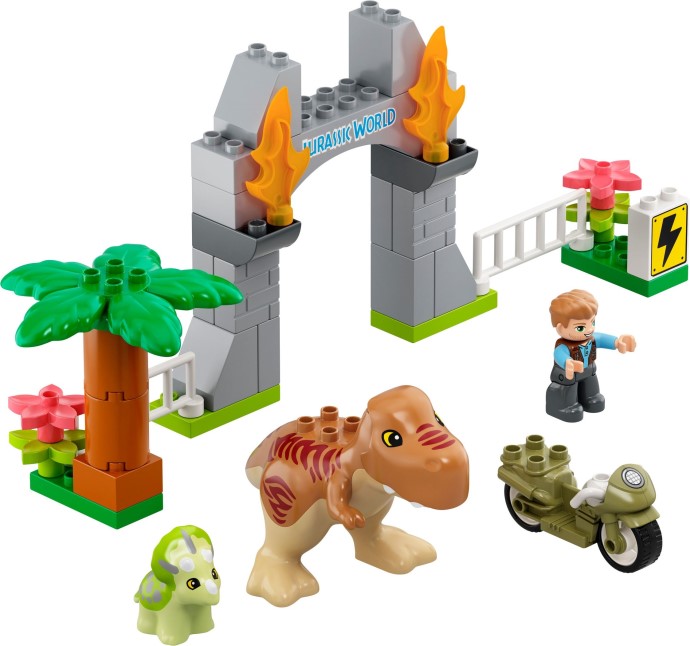 LEGO® T. rex and Triceratops Dinosaur Breakout 10939