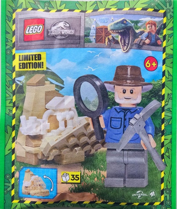 LEGO® Alan Grant and Dino Skeleton 122334