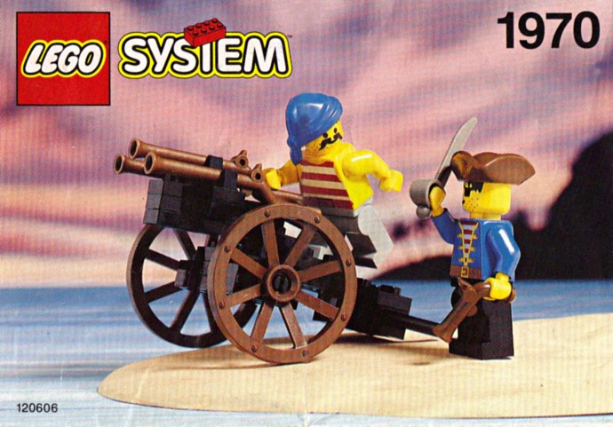 LEGO® Pirate's Gun Cart 1970