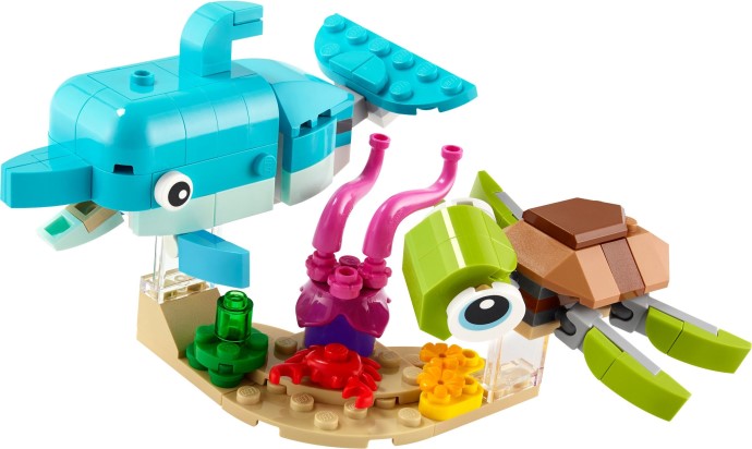 LEGO® Dolphin and Turtle 31128