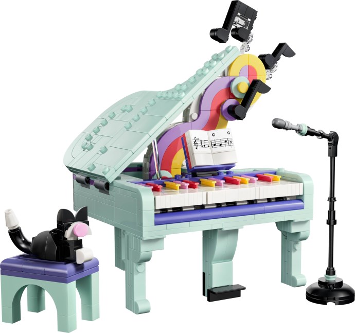 LEGO® Music Decor Piano with Cat 31392