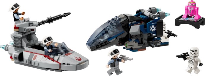 LEGO® Imperial Dropship vs. Rebel Scout Speeder 40755