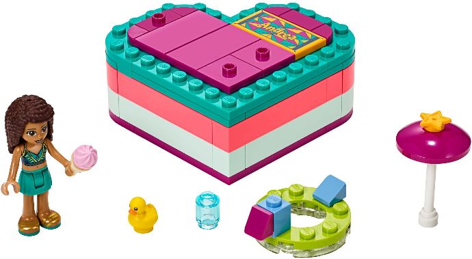 LEGO® Andrea's Summer Heart Box 41384