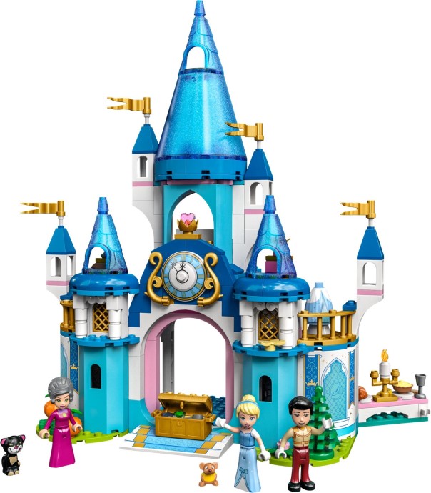 LEGO® Cinderella and Prince Charming's Castle 43206