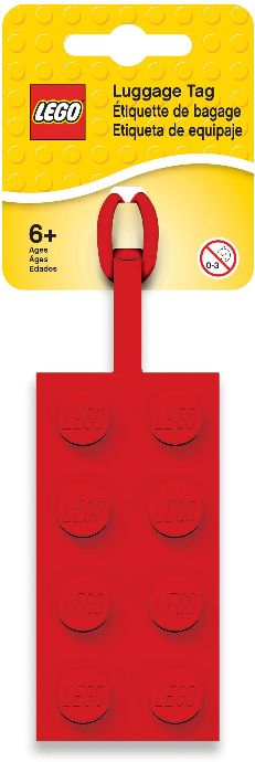 LEGO® Red Brick Luggage Tag 5005542