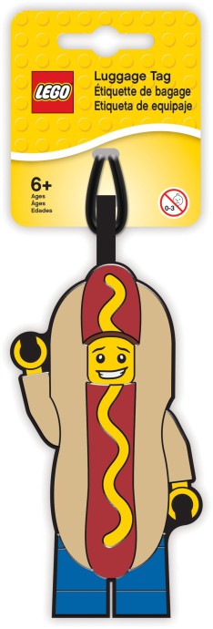 LEGO® Hot Dog Guy Luggage Tag 5005582