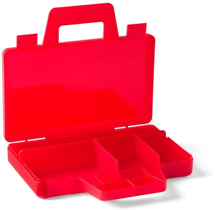 LEGO® Sorting Case To Go - Transparent Red 5005769