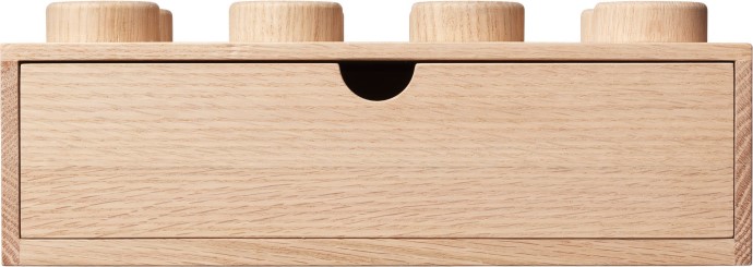 LEGO® Wooden Desk Drawer 2 x 4 (Light Oak) 5007111