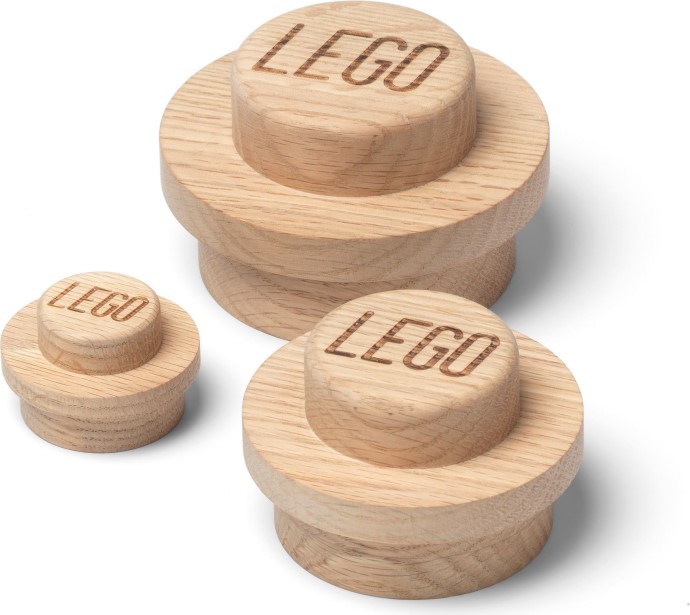 LEGO® Wooden Wall Hanger Set (Light Oak) 5007114