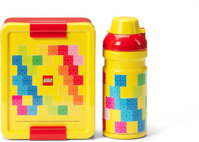 LEGO® Brick Pattern Lunch Box Set 5009346