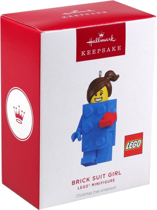 LEGO® Hallmark Keepsake Christmas Tree Ornament - Brick Suit Girl 5009472