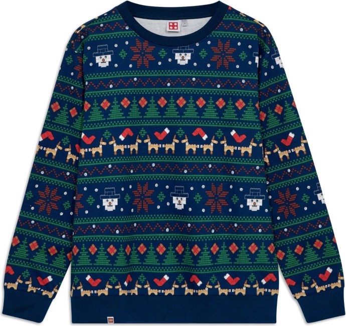LEGO® Adults Christmas Sweatshirt - Dark Blue 5009960