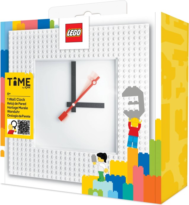 LEGO® Wall Clock MOC (My Own Creation) - White 5010226