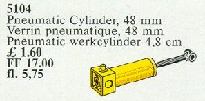 LEGO® Pneumatic Cylinder, 48 mm 5104