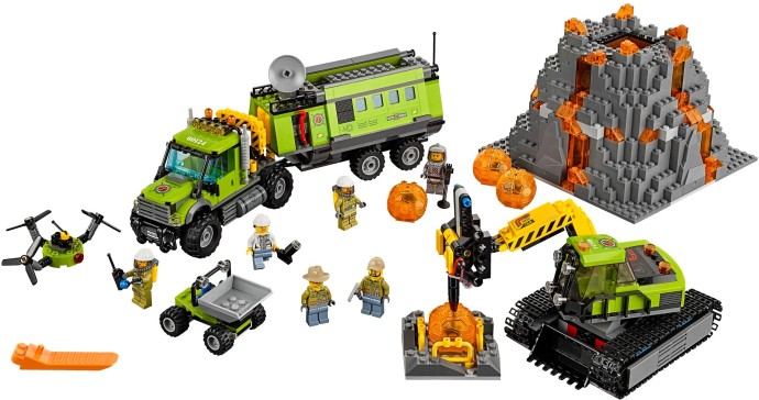 LEGO® Volcano Exploration Base 60124