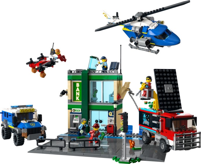 LEGO® Police Chase at the Bank 60317