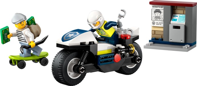 LEGO® Police Motorcycle chase 60455