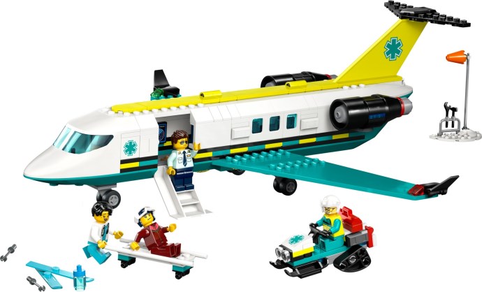 LEGO® Emergency Air Ambulance Airplane 60465