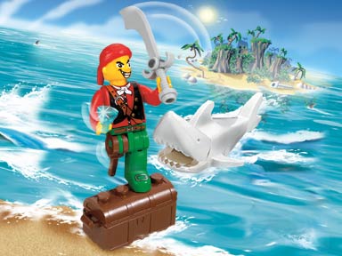 LEGO® Cannonball Jimmy and Shark 7082