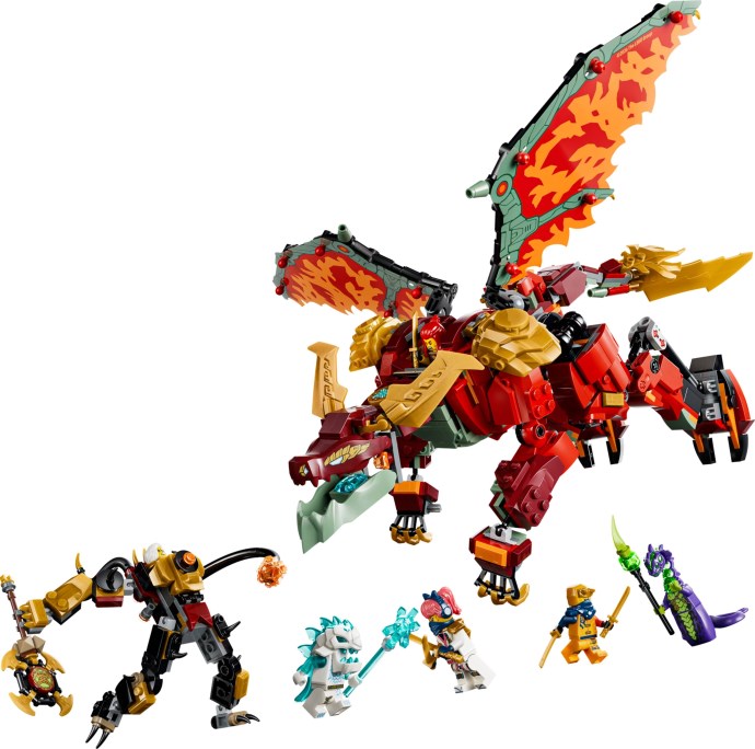 LEGO® Wyldfyre's Transforming Dragon Mech 71868