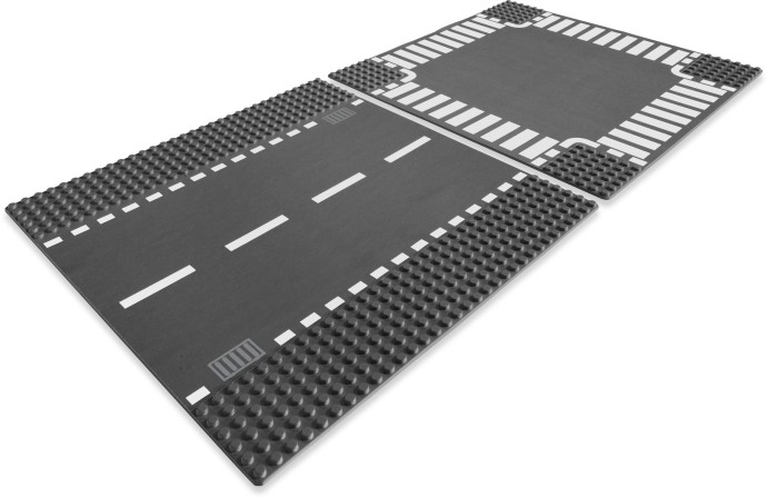 LEGO® Straight & Crossroad Plates 7280