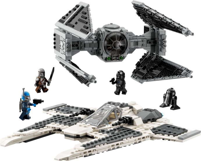 LEGO® Mandalorian Fang Fighter vs. TIE Interceptor 75348