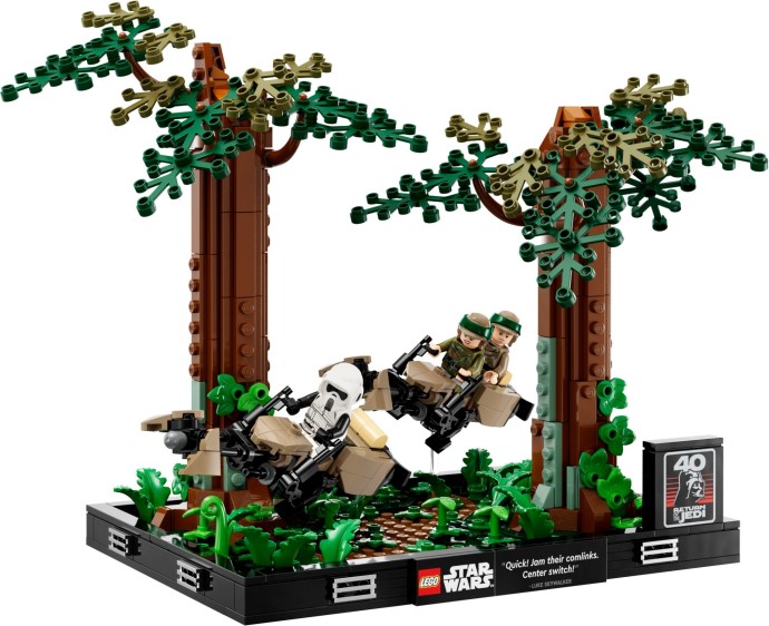 LEGO® Endor Speeder Chase Diorama 75353