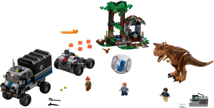 LEGO® Carnotaurus Gyrosphere Escape 75929