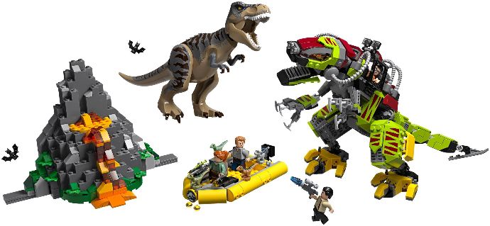 LEGO® T. rex vs Dino-Mech Battle 75938