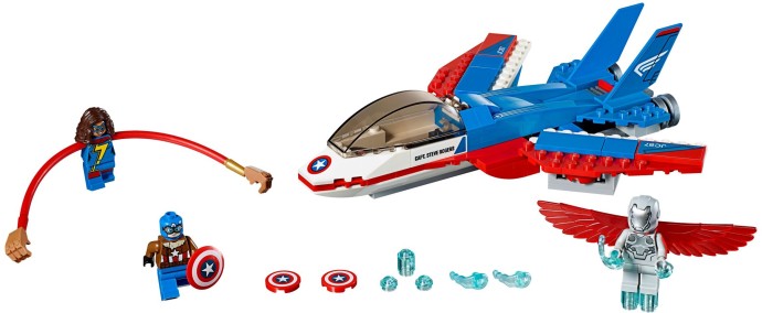 LEGO® Captain America Jet Pursuit 76076