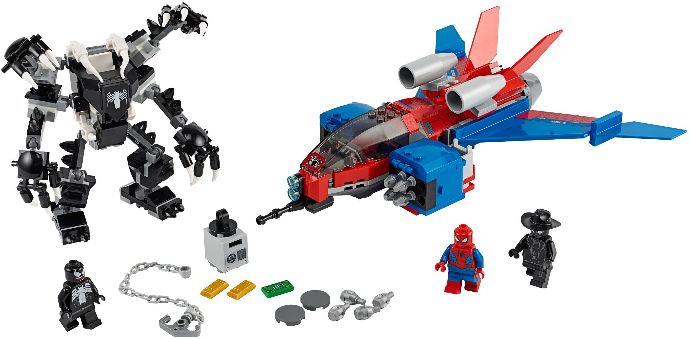 LEGO® Spiderjet vs. Venom Mech 76150