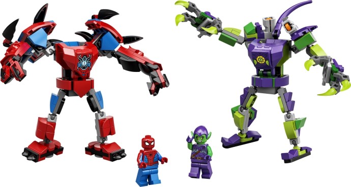 LEGO® Spider-Man & Green Goblin Mech Battle 76219