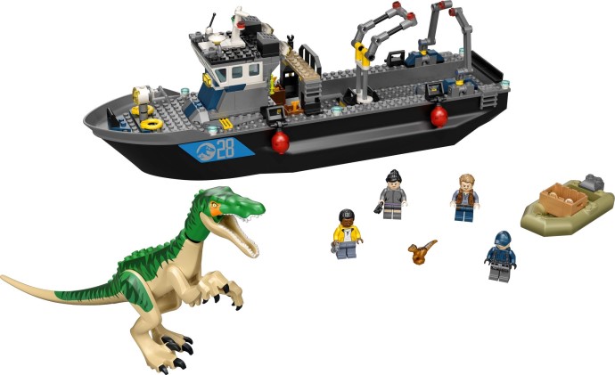 LEGO® Baryonyx Dinosaur Boat Escape 76942