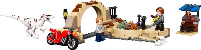 LEGO® Atrociraptor Dinosaur: Bike Chase 76945