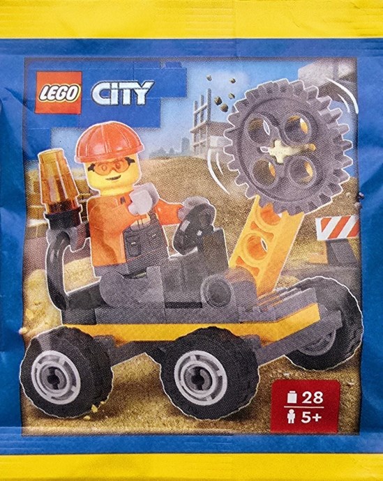 LEGO® Construction Worker with Rotary Cutter 952502
