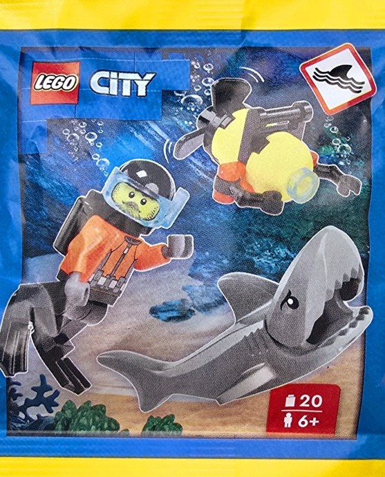 LEGO® Diver with Robot and Shark 952503